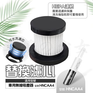 吸塵器 濾網 濾心 濾芯 吸塵器濾網 過濾網 適用 無線 隙縫 手持吸塵器 汽車吸塵器 車用吸塵器 HNCAA4