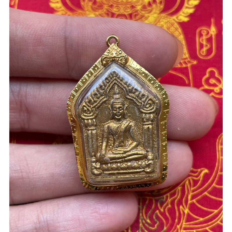 （泰靈堂）龍婆薩空 be2530 金面派古曼坤平 銀符管版本 頭幫 薩瑪空驗證 金殼