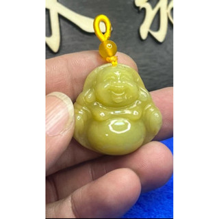 🌈天然緬甸翡翠 緬甸玉 黃翡 佛公 彌勒佛