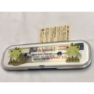 ＜採芳小舖＞Winkipinki,Sanrio,狐狸貓,三麗鷗,1991 餐具組