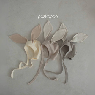 Peekaboo 兔寶寶純棉嬰兒帽子【現貨+預購】新生兒帽子 寶寶帽子 兒童帽子 寶寶衣服 造型帽 韓國童裝