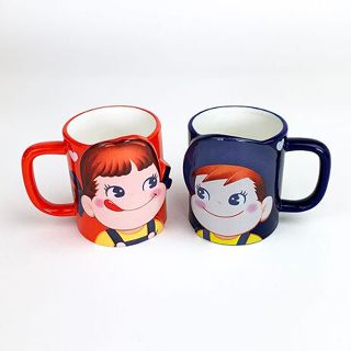日本 peko 不二家牛奶妹 陶瓷馬克杯 茶壺附濾網 立體造型 禮盒裝 咖啡杯 陶瓷杯 情侶杯 對杯 下午茶杯