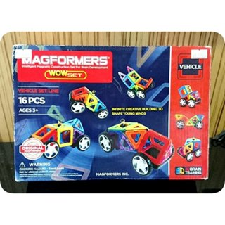 ★蕎妹小舖★正品☆韓國【Magformers 磁性建構片】迷你車☆二手出清