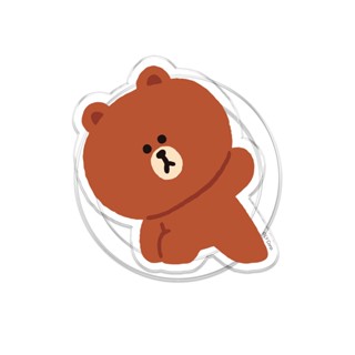 【TOYSELECT】LINE FRIENDS經典-瑜珈熊大MagSafe氣囊支架