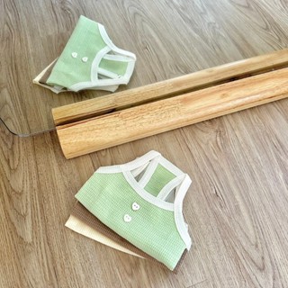 OOPET ♡ 現貨｜韓國 愛心鈕扣鬆餅紋背心 S-2XL｜韓國品牌 韓國寵物服飾 寵物衣服 狗狗衣服 貓咪衣服