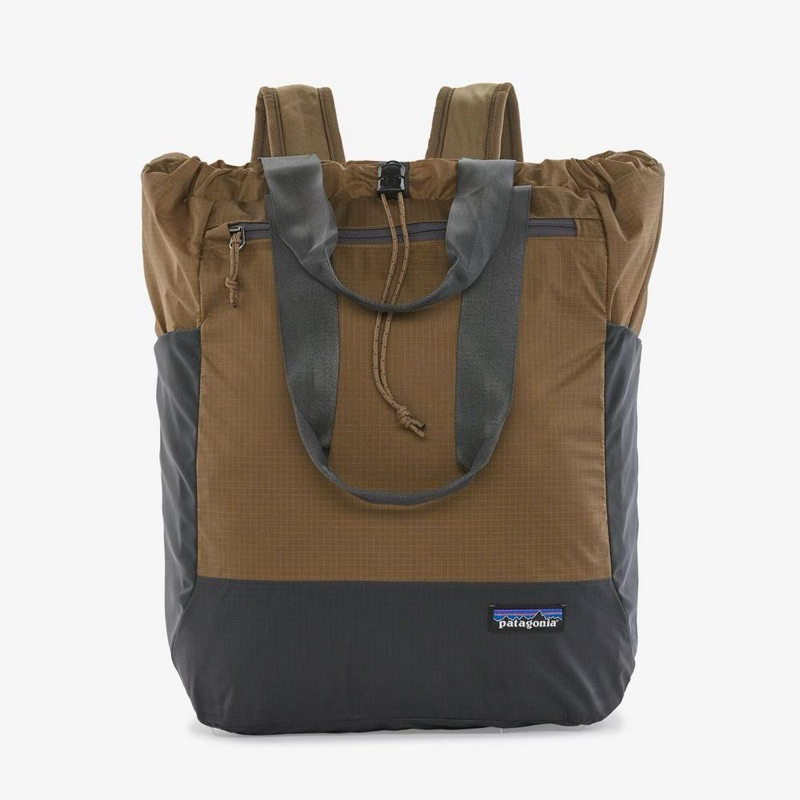 【Patagonia】可收納後背/肩背兩用包-棕色ULTRALIGHT BLACK HOLE TOTE PACK 27L