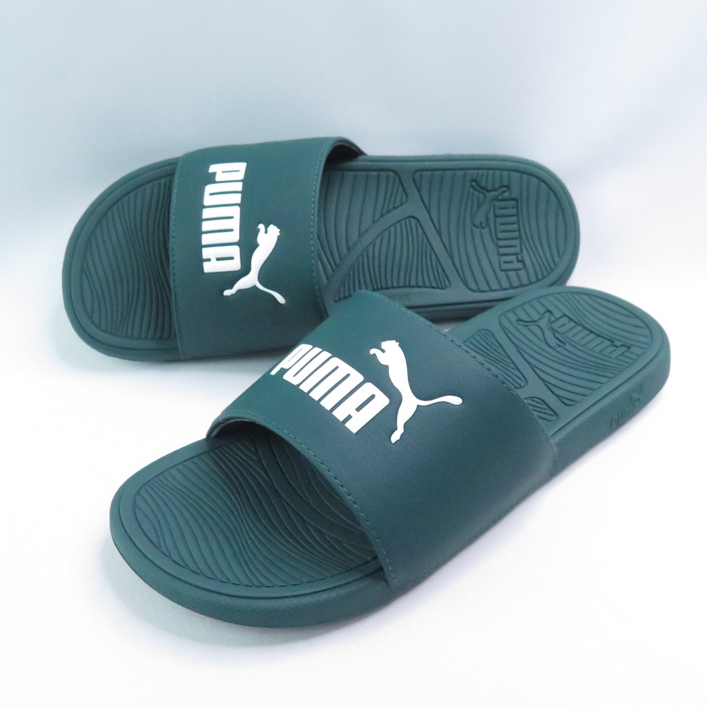 PUMA 38911324 Cool Cat 2.0 BX 男款 拖鞋 海綿內襯 綠
