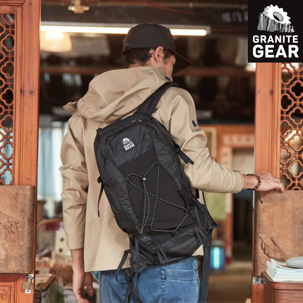 Granite Gear 輕量登山背包 【22L/黑色】Dagger 5000052｜健行 旅行 旅遊 日常 後背包