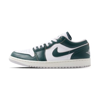 Nike Jordan 1 Low SE 男 白綠 AJ1 復古 喬丹 運動 低筒 休閒鞋 FQ7687-300