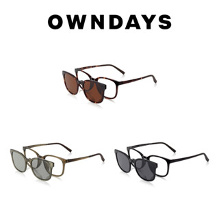 OWNDAYS SNAP系列磁吸式兩用光學鏡框 SNP2013N-2S (偏光墨片)