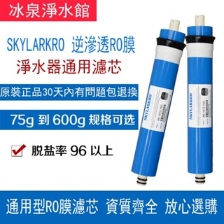 蘭雀RO反滲透膜75G-1812 100G150G 400G-3012家用淨水器濾芯通用型淨水機純水ro膜