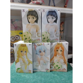 『秋葵』現貨 日版 刀劍神域 EXQ 亞絲娜 直葉 莉法 愛麗絲 詩乃 SAO 婚紗 美少女 公仔