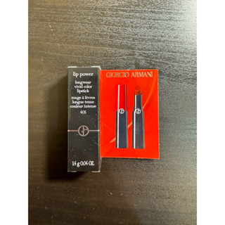 全新 Giorgio Armani GA 亞曼尼 405 奢華訂製柔霧唇膏精巧版 14g 爛番茄色