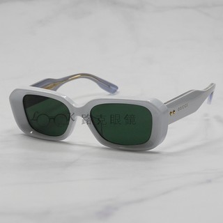 【LOOK路克眼鏡】Gucci 太陽眼鏡 灰白色 粗鏡腳 GG1531SK 004