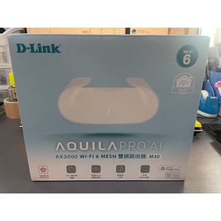 D-Link M30 AQUILA PRO AI AX3000雙頻 WiFi6無線網路分享器 拆封福利品 優惠1550