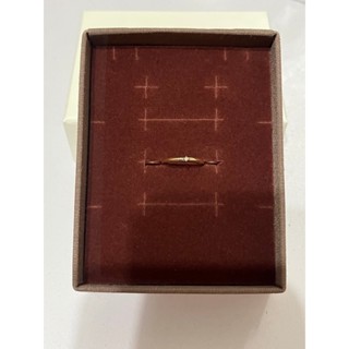 ete 日本輕珠寶 飾品 二手 戒指 尾戒 扭轉 單鑽 K10 #1