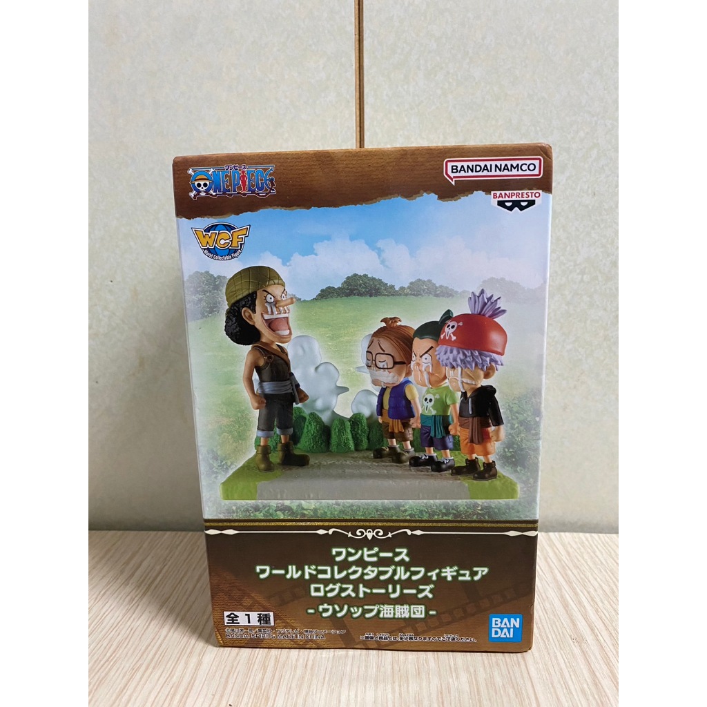 日版景品 金證  WCF 騙人布海賊團 經典場景 海賊王 公仔 全新 騙人布