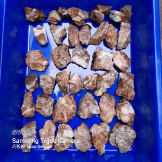 【巧設計 花東石 】8517 單顆出貨每1公克 4-7 元計算 金瓜肉 黃金碧玉 虎皮 血絲 臺灣礦