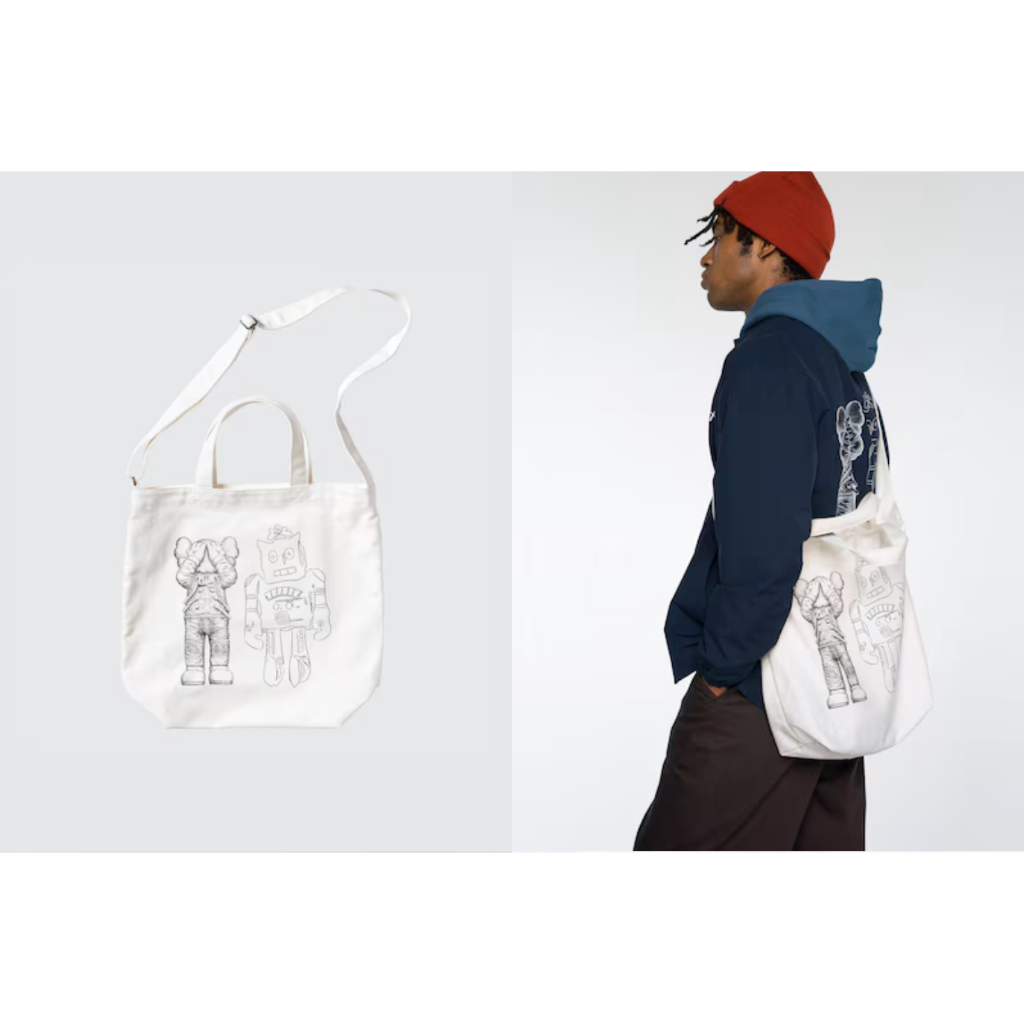 UNIQLO KAWS＋Warhol 2WAY手提側背包 男女適用 日本代購直郵