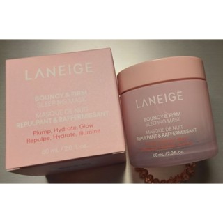 （現貨）韓國正品蘭芝Laneige粉澎潤睡美人晚安面膜60ml 期限202709