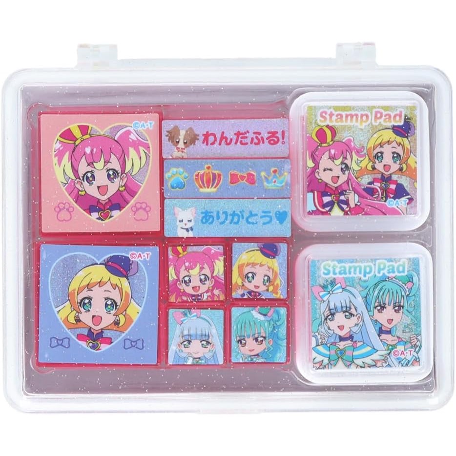 [現貨]日本正版🇯🇵美妙寵物 光之美少女 印章組 文具 玩具 美好天使 WonderfulPrecure! 2024