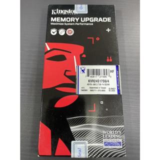 Kingston金士頓 4GB DDR4 2400 筆電用記憶體 全新📌優惠價700