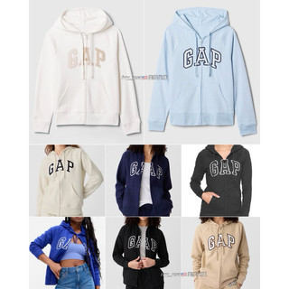 Gap Logo 連帽外套 黑 寶藍 深藍 女版 刷毛外套 外套 防曬外套 遮陽外套 帽踢 連帽上衣
