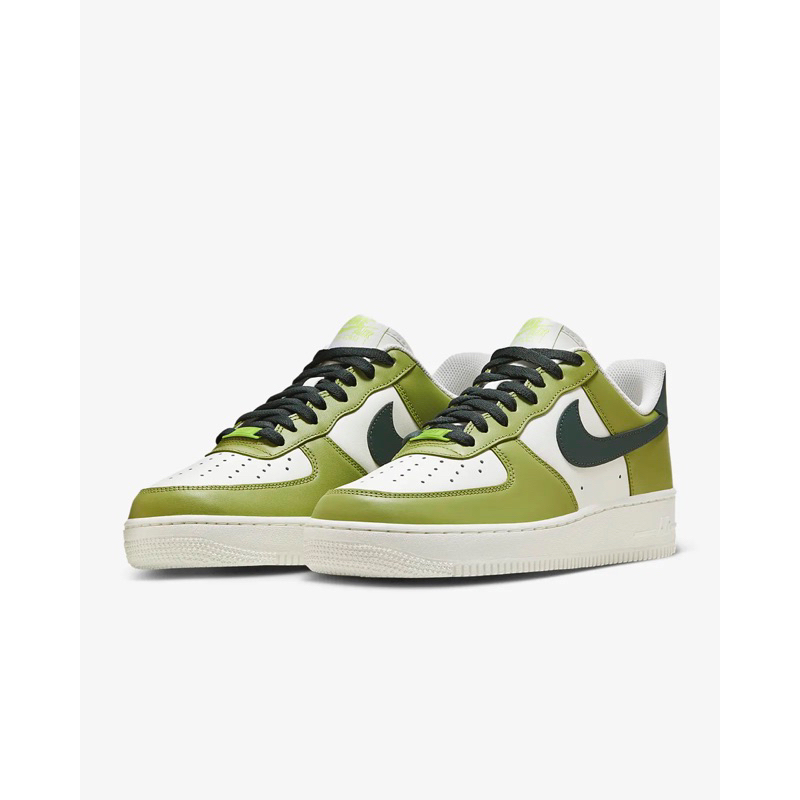 👟【ELO】NIKE AIR FORCE 1 07 綠米白 AF1 經典 男鞋 HJ3484-331