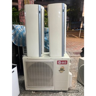 溢源電器行➽二手 HITACHI 日立 分離式變頻冷氣機一對二RAM-50LV(1噸+1噸)
