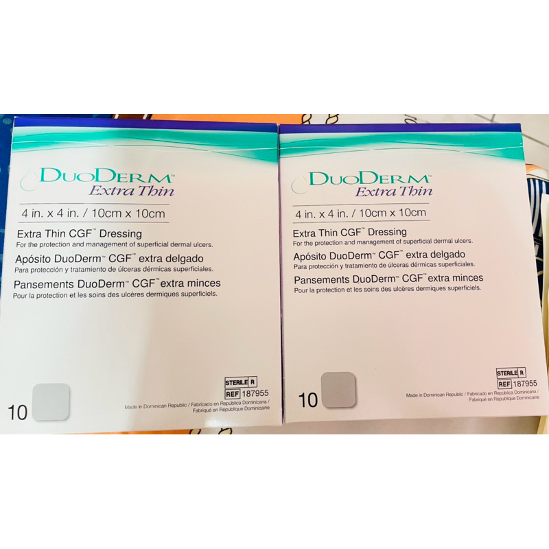 康威 人工皮 DuoDerm 10x10cm 厚的2mm 7片只要900！