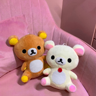 全新現貨🎀Rilakkuma拉拉熊牛奶熊 小白熊15cm 玩偶軟萌娃娃可愛公仔擺飾擺件女生玩具兒童小孩兒童節禮物生日禮物