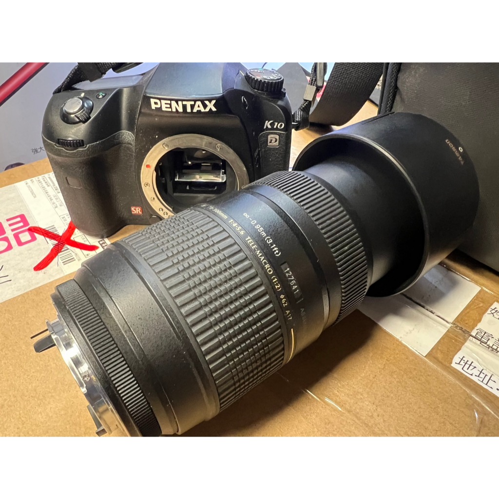 奇機【PENTAX賓得士+Tamron騰龍】二手K10D相機+70-300mmF/4.5-6.3 DiIII RXD鏡頭