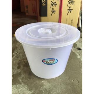 八德國際家庭五金 震嶸塑膠 透明透花桶4L(附蓋) 透明水桶 廚餘桶 豆花桶 儲水桶 附蓋水桶 清潔桶 臺灣製造