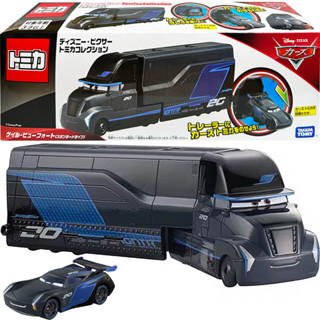 【HAHA小站】DS89446 黑風暴傑克遜運輸車 TOMICA CARS 3 小車收納 貨櫃車 汽車總動員 生日禮物