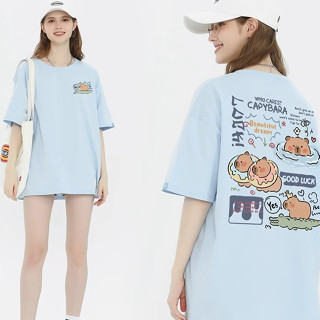 【限時特價】純棉 t恤 短袖上衣 韓系衣服 下半身失蹤 oversize 短袖 印花 t恤 設計感上衣 女生衣服韓版