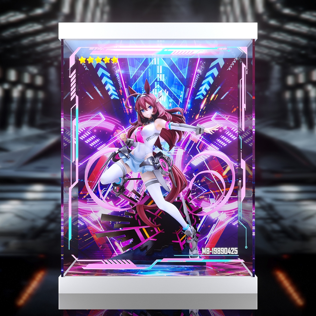 【漢斯模型】訂製 適用 GSC 賽馬娘 Pretty Derby 美浦波旁 栗髮改造人 1/7 專用展示盒