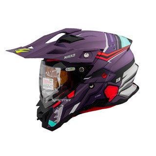 【NIKKO】現貨 新世紀福音戰士 第13號機 EVA 越野安全帽 N851 全罩 排齒扣 內鏡｜耀瑪騎士