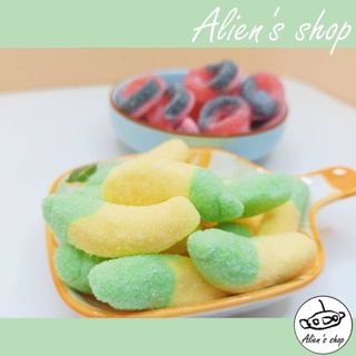 (Alien's shop)現貨 零食 軟糖 古早味軟糖 青黃焦軟糖 香蕉軟糖