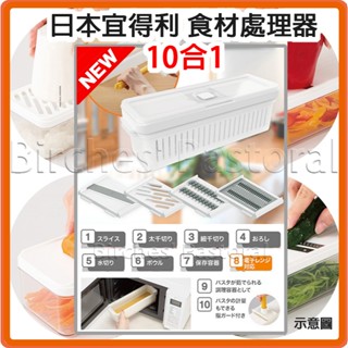 【日本NITORI宜得利-免運店家】🇯🇵日本NITORI宜得利臺灣宜得利代購10合1蔬菜處理器切菜器磨泥刨刀切片刨絲