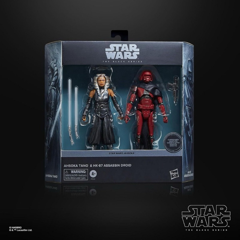 星際大戰 黑標 6吋 Star wars 亞蘇卡 譚諾 Ahsoka & 刺客機器人 HK-87 雙人包