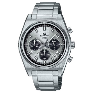 CASIO卡西歐 EDIFICE EFB-730D-7AV 條型時標指標錶 銀面 40mm
