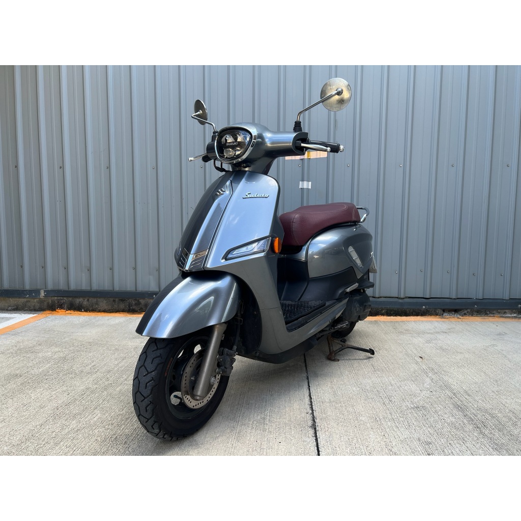 🛵台南二手機車🛵 2021 SUZUKI Saluto 125 羅馬灰 免鑰匙