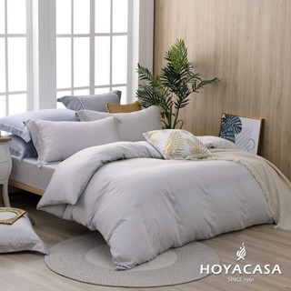 HOYACASA 都市灰 60支天絲被套床包四件組(單/雙/加/特大)