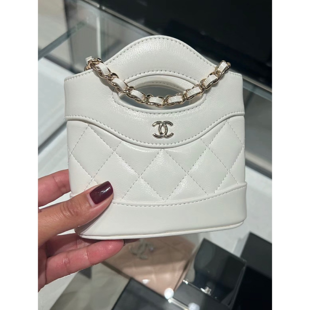 【𝐂𝐚𝐬𝐞𝐬】Chanel｜香奈兒 31Bag 迷你肩背包 白金 香奈兒薯條包  精品代購 歐洲代購