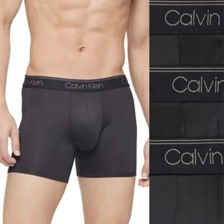 Calvin klein CK 吸濕排汗 長版彈性 四角內褲 三件組 男內褲 舒適 好穿 NB2570-001