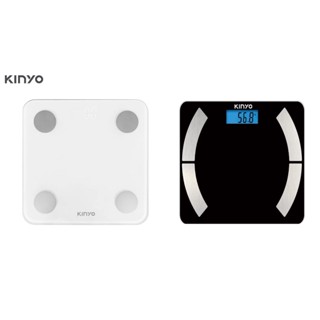 【KINYO】LED 藍芽 智慧 體重計 白色 DS-6591/ 黑色 DS-6590 體脂機 智慧管理【蘑菇生活家電】