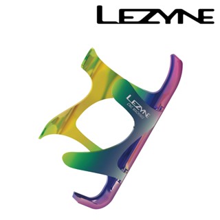 Lezyne CNC CAGE 水壺架 【電鍍彩虹】/ 單車水壺架 杯架