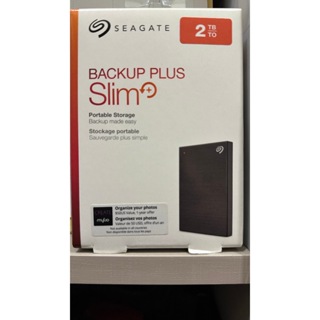 【Seagate 希捷】Seagate BACKUP PLUS Slim 2TB USB3.0 2.5吋行動硬碟-極夜黑