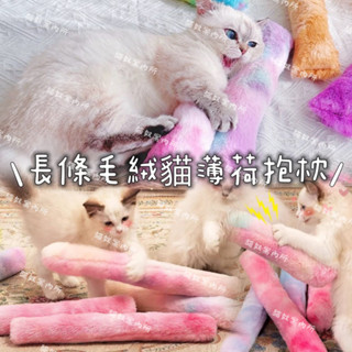 🔥新賣場大促銷🔥 貓咪爆款!! 長條毛絨貓薄荷抱枕【現貨x快速出貨】渲染踢踢包 逗貓玩具 長條貓草抱枕 絨毛抱枕