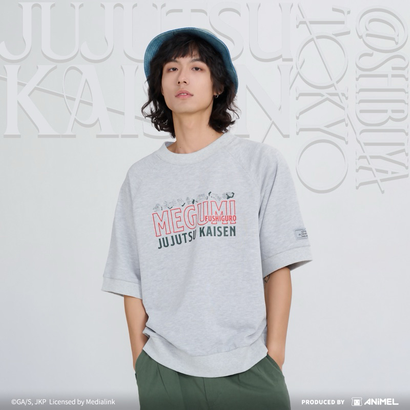 咒術迴戰 JUJUTSU KAISEN 快閃聯名 Niko and… 全新厚磅短袖T-shirt 伏黑惠 五條悟 (L)